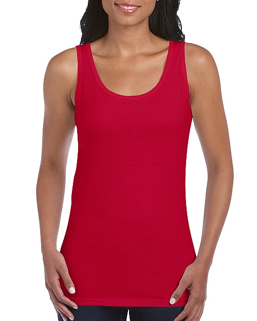 Gildan Softstyle Ladies Tank Top (GIL64200) 150 g - Zdjęcie