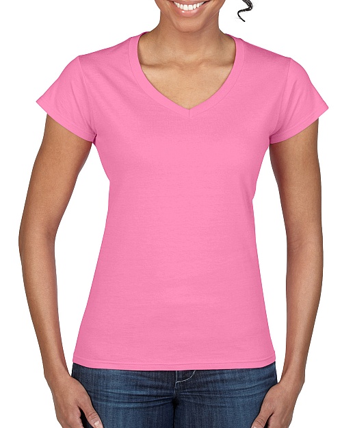 Gildan Softstyle Ladies V-Neck (GIL64V00) 150 g - Zdjęcie