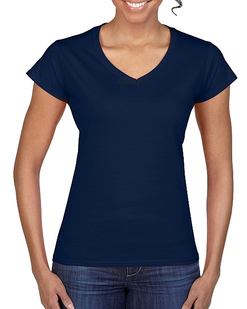 Gildan Softstyle Ladies V-Neck (GIL64V00) 150 g - Zdjęcie