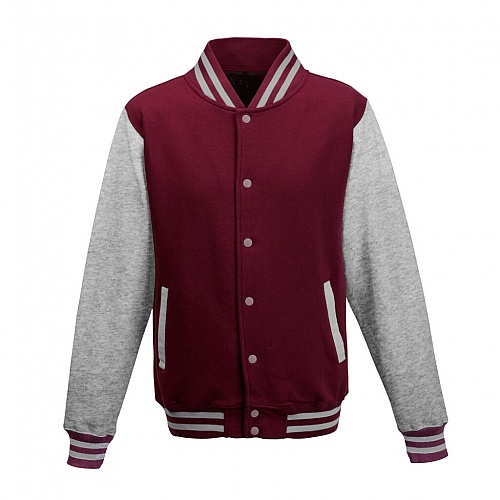 JUST HOODS VARSITY JACKET (AWJH043) - Photo