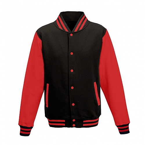 JUST HOODS VARSITY JACKET (AWJH043) - Photo