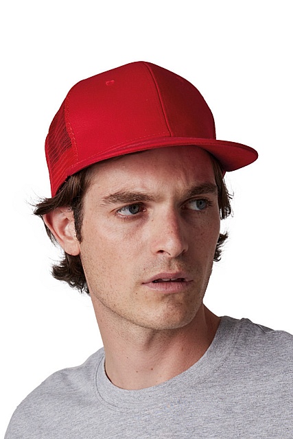 K-UP Trucker Flat Peak Cap-6 Panels (KP113) - Zdjęcie