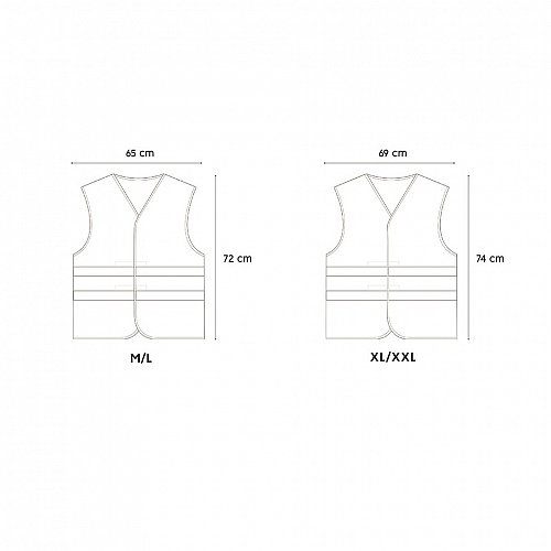 Kamizelka ROLY SIRIO High-Visibility Vest (CC5063) - Zdjęcie