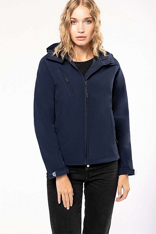 Kariban Ladies Hooded Softshell Jacket 340g(KA414) - Photo