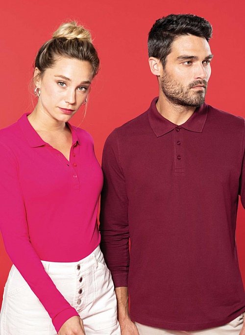 Kariban Ladies Pique LS Polo 180g (KA257) - Zdjęcie