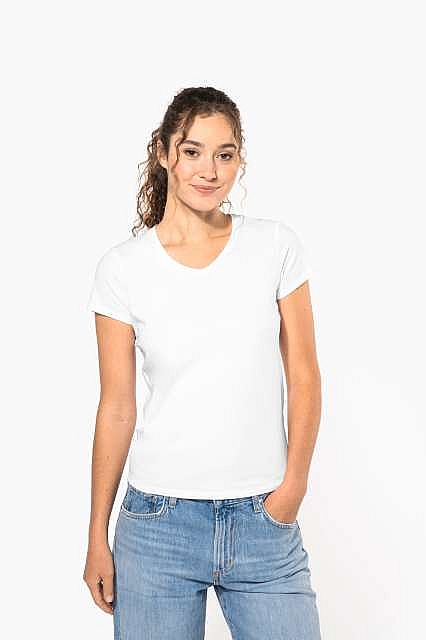 Kariban Ladies SS V-Neck T-Shirt (KA3015) - Zdjęcie
