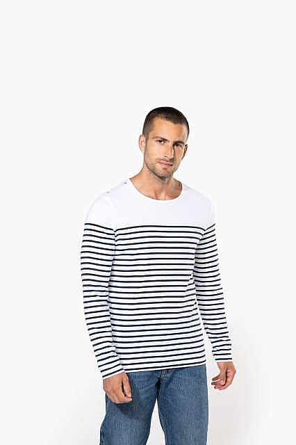 Kariban Men's Long Sleeve Mariniere (KA366) - Zdjęcie