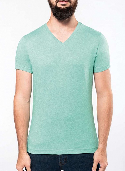 Kariban V-Neck Melange T-shirt 160 g (KA367) - Photo