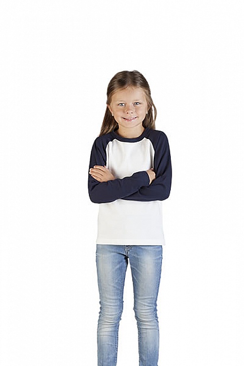Kids’ long-sleeve T-shirt Promodoro Kid’s Baseball-T Longsleeve (P-349) - Photo