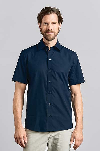 Koszula męska z krótkim rękawem Promodoro Poplin Shirt (P-6300) - Zdjęcie