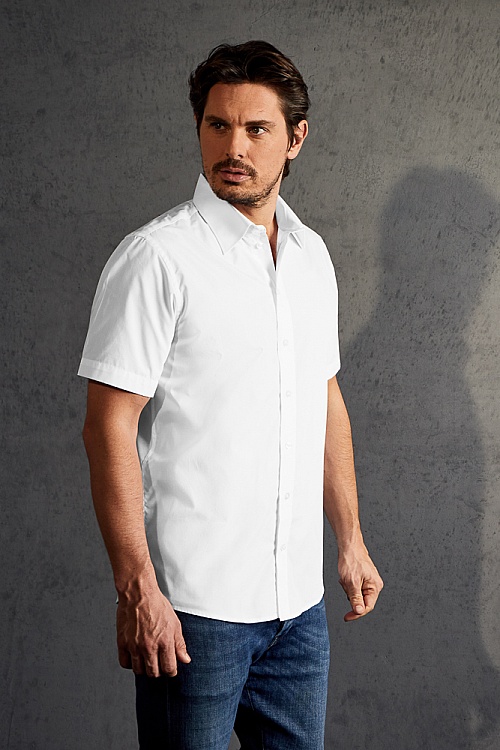Koszula męska z krótkim rękawem Promodoro Poplin Shirt (P-6300) - Zdjęcie
