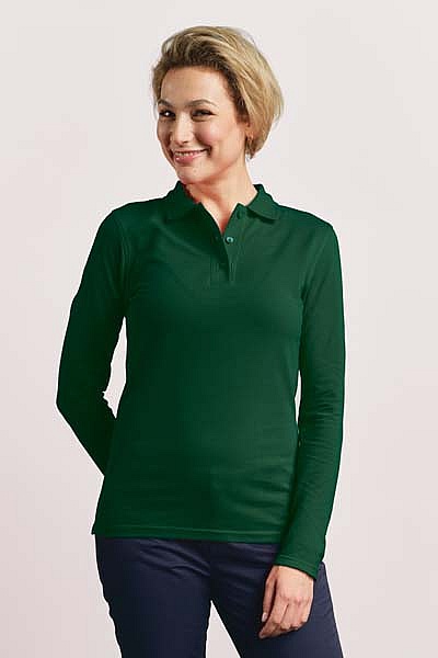 Koszulka polo damska z długim rękawem Promodoro Women’s Heavy Polo Longsleeve (P-4605) - Zdjęcie