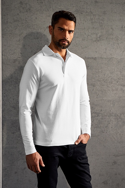 Koszulka polo męska z długim rękawem Promodoro Men’s Heavy Polo Longsleeve (P-4600) - Zdjęcie