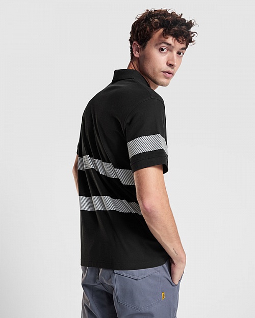 Koszulka polo odblaskowa unisex Roly Foran 220 g (HV9324) - Zdjęcie