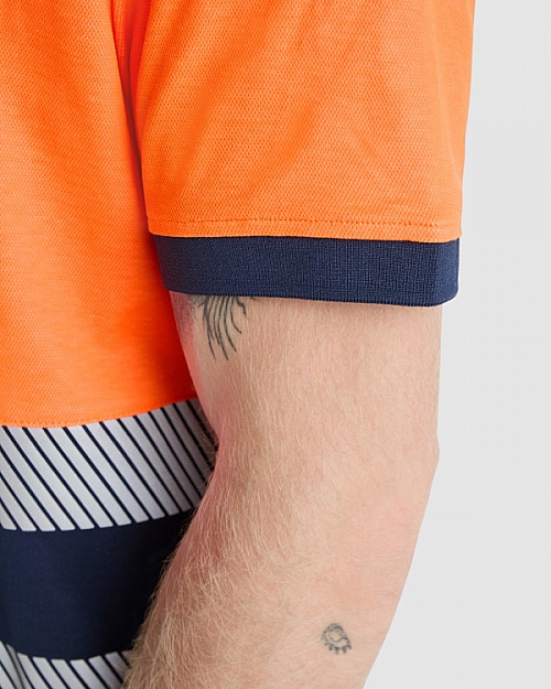 Koszulka polo wysokiej widoczności Roly Atrio 170 g (HV9318) - Zdjęcie