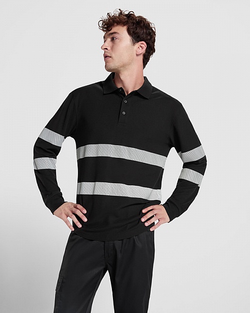 Koszulka polo z długim rękawem Roly Foran L/S 220 g (HV9325) - Zdjęcie