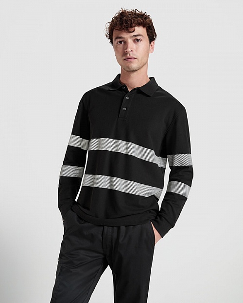 Koszulka polo z długim rękawem Roly Foran L/S 220 g (HV9325) - Zdjęcie