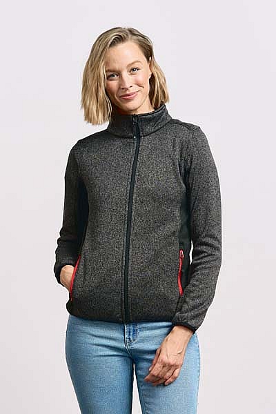 Kurtka polarowa damska Promodoro Women’s Knit Jacket Workwear (P-7705) - Zdjęcie
