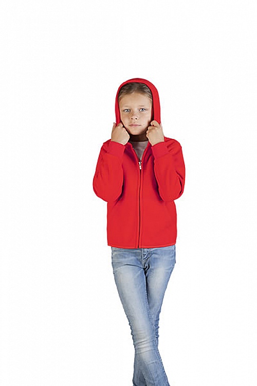 Kurtka polarowa dziecięca z kapturem Promodoro Kid’s Hooded Fleece Jacket (P-798) - Zdjęcie