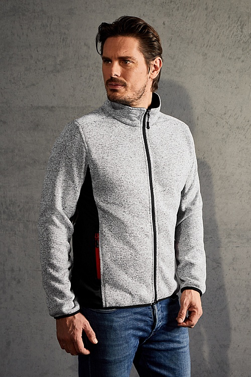 Kurtka polarowa męska Promodoro Knit Jacket Workwear (P-7700) - Zdjęcie