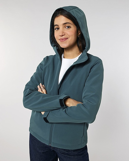 Kurtka softshell damska z kapturem Stella Discoverer 342 g (STJW159) - Zdjęcie
