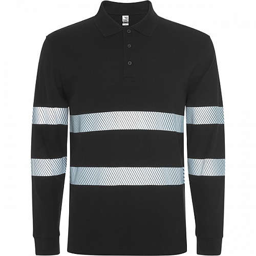 Long-sleeve polo shirt Roly Foran L/S 220 g (HV9325) - Photo