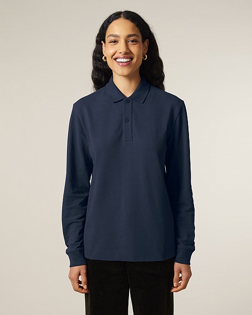 Long-sleeve polo shirt Stanley Prepster 2.0 240 g (STPU223) - Photo