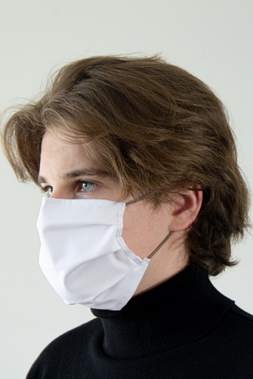 Maska chirurgiczna z tkaniny medycznej (BHP) - Zdjęcie