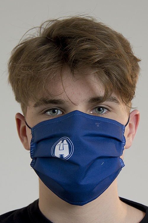 Maska wielorazowa z nadrukiem sublimacyjnym (BHP) - Zdjęcie