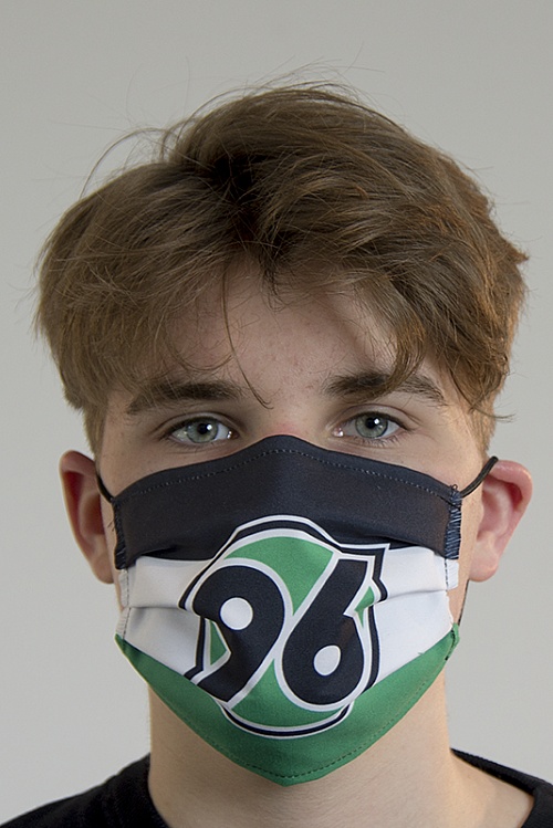 Maska wielorazowa z nadrukiem sublimacyjnym (BHP) - Zdjęcie