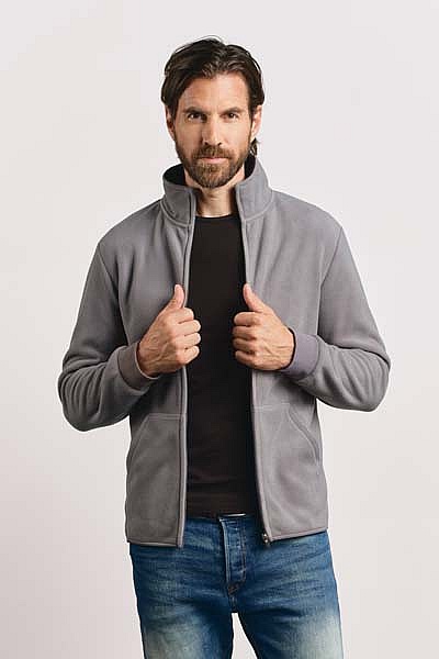 Men's fleece jacket Promodoro Double Fleece Jacket 320 g (P-7971) - Photo