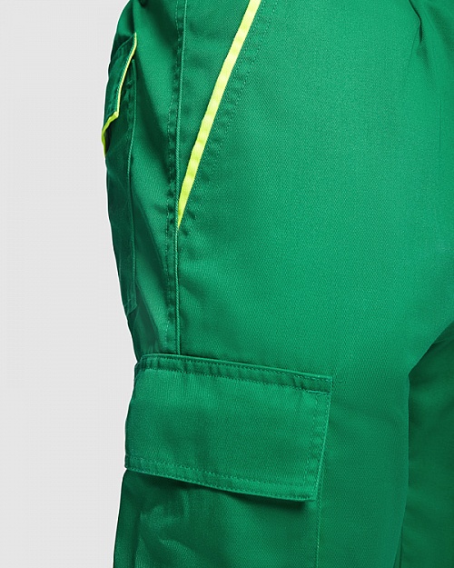 Men's high-visibility work trousers Roly Enix 235 g (HV9321) - Photo
