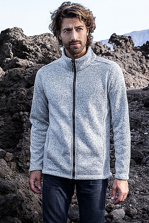 Men's knit fleece jacket Promodoro Knit Fleece Jacket C⁺ (P-7720) - Photo
