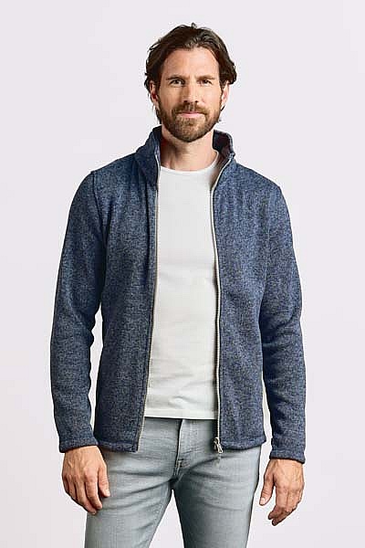 Men's knit fleece jacket Promodoro Knit Fleece Jacket C⁺ (P-7720) - Photo