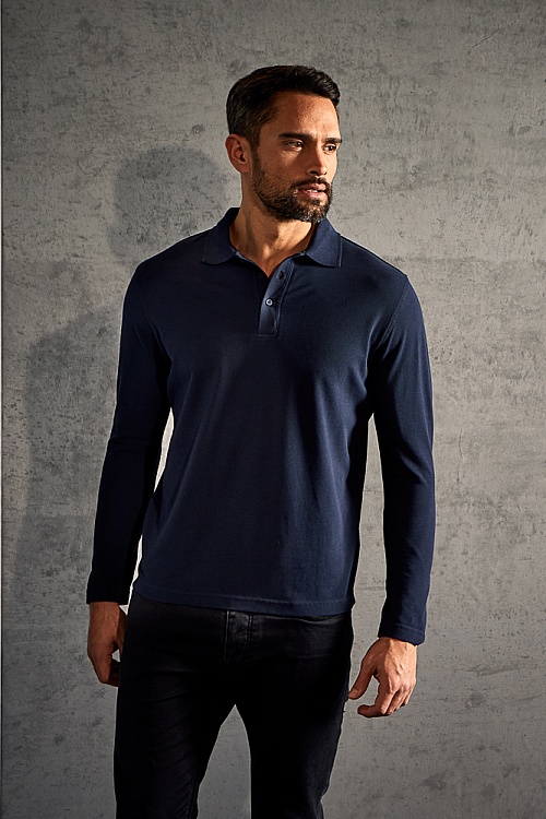Men’s long-sleeve polo shirt Promodoro Men’s Heavy Polo Longsleeve (P-4600) - Photo