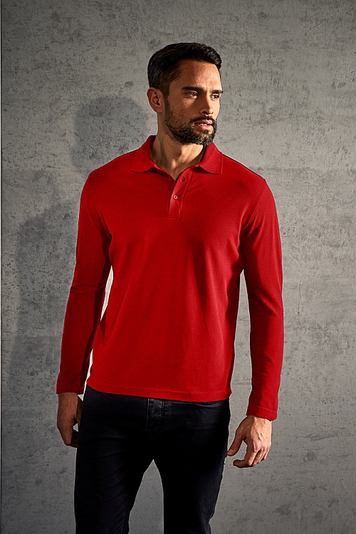 Men’s long-sleeve polo shirt Promodoro Men’s Heavy Polo Longsleeve (P-4600) - Photo