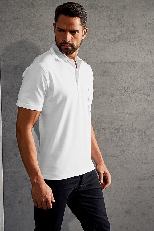 Men's polo shirt with pocket Promodoro Men’s Heavy Polo Pocket (P-4100) - Photo
