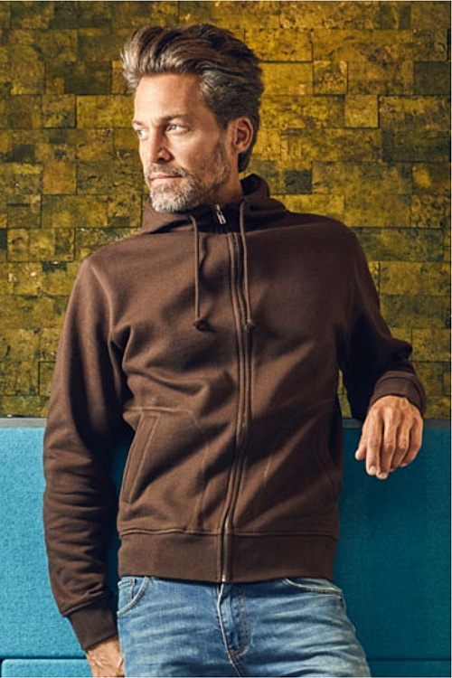 Men's zip-up hoodie Promodoro Men’s Hooded Jacket 80/20 (P-5300) - Photo