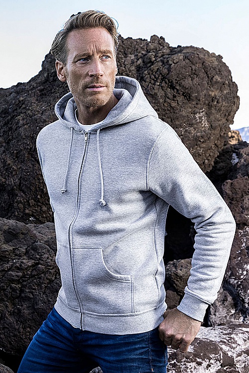Men's zip-up hoodie Promodoro Men’s Hoody Jacket 80/20 (P-5182) - Photo