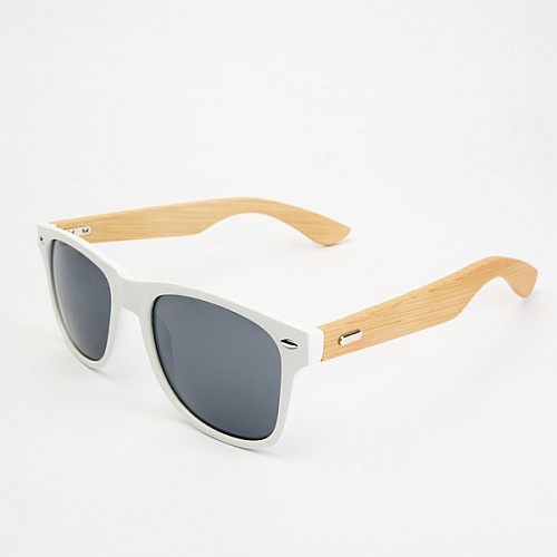 Okulary przeciwsłoneczne z bambusowymi zausznikami Stamina Eden UV400 (SG8104) - Zdjęcie
