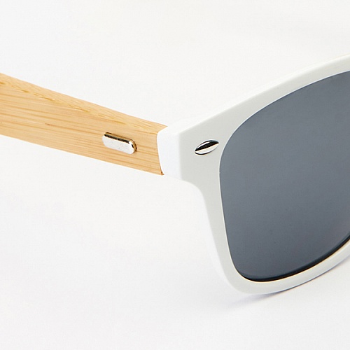Okulary przeciwsłoneczne z bambusowymi zausznikami Stamina Eden UV400 (SG8104) - Zdjęcie