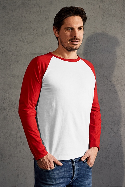 Promodoro Men's Baseball-T Long Sleeve (P-3490) - Zdjęcie