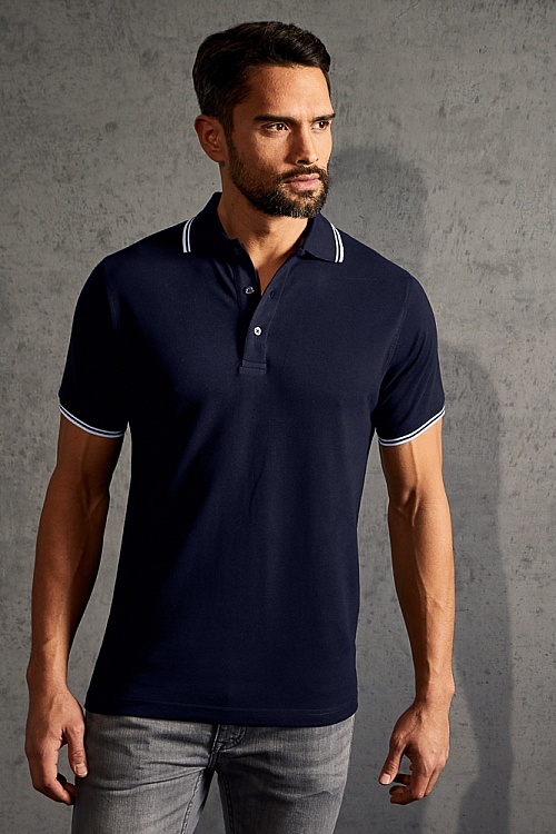 Promodoro Men's Polo Contrast Stripes (P-4900) - Photo