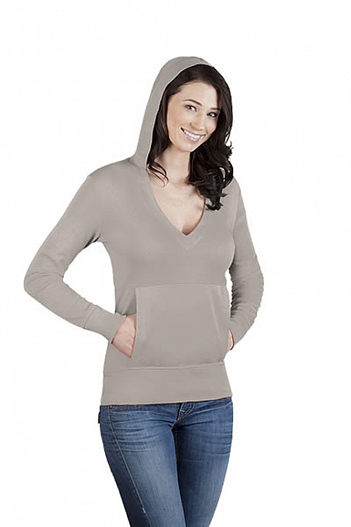 Promodoro Women's Hoody V-neck-T LS (P-3185) - Zdjęcie