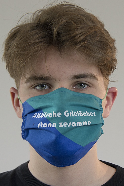 Reusable face masks all over sublimation print - Photo