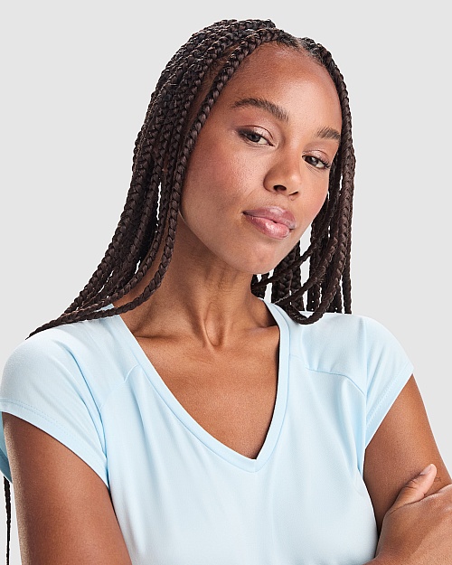 ROLY AVUS T-shirt V-neck 160 g (CA6658) - Zdjęcie