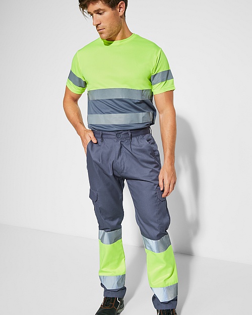 ROLY NAOS High-Visibility Summer Trousers (HV9300) - Zdjęcie