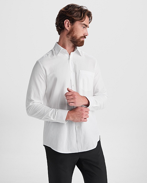 ROLY OXFORD L/S Shirt 140 g (CM5507) - Zdjęcie