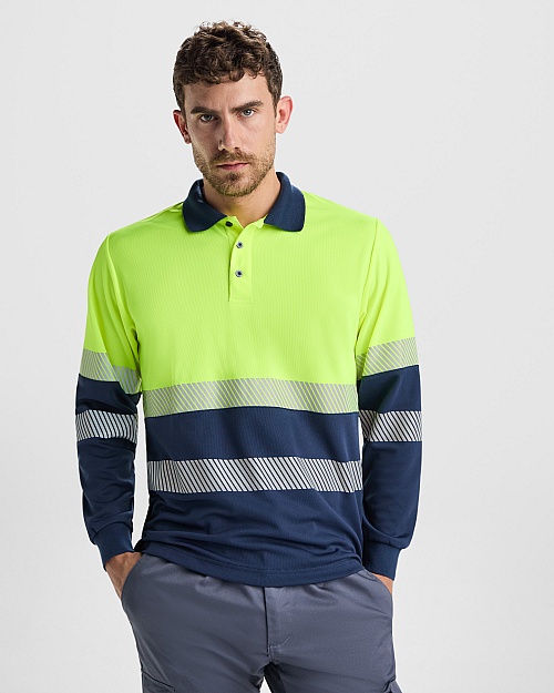 ROLY POLARIS High-Visibility Polo (HV9302) - Zdjęcie