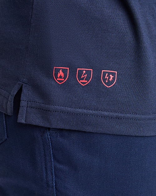 ROLY SANTANA Fireproof L/S Polo Shirt (FR9402) - Zdjęcie